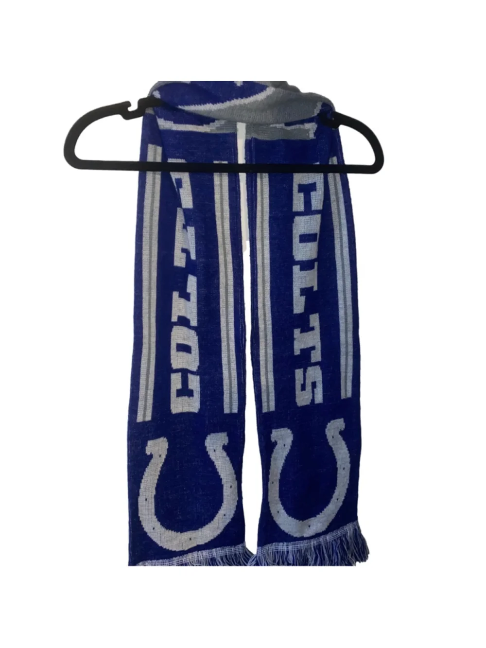NFL Indianapolis Colts Knit Scarf One Size Blue White